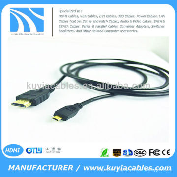Câble HDMI 1080p Micro V1.4 1.5m 1.5m pour LG BlackBerry Motorola Sony Xperia C199
